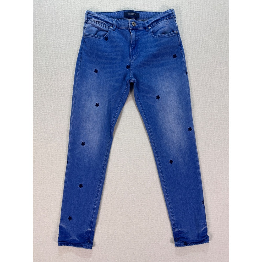 Women's Scotch & Soda Petit Ami Slim Boyfriend Jeans 27/32 Embroidered Stars